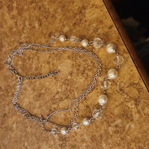 Pearl and bead necklace